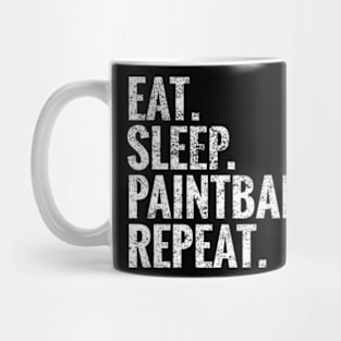 Eat Sleep Paintball Repeat Mug